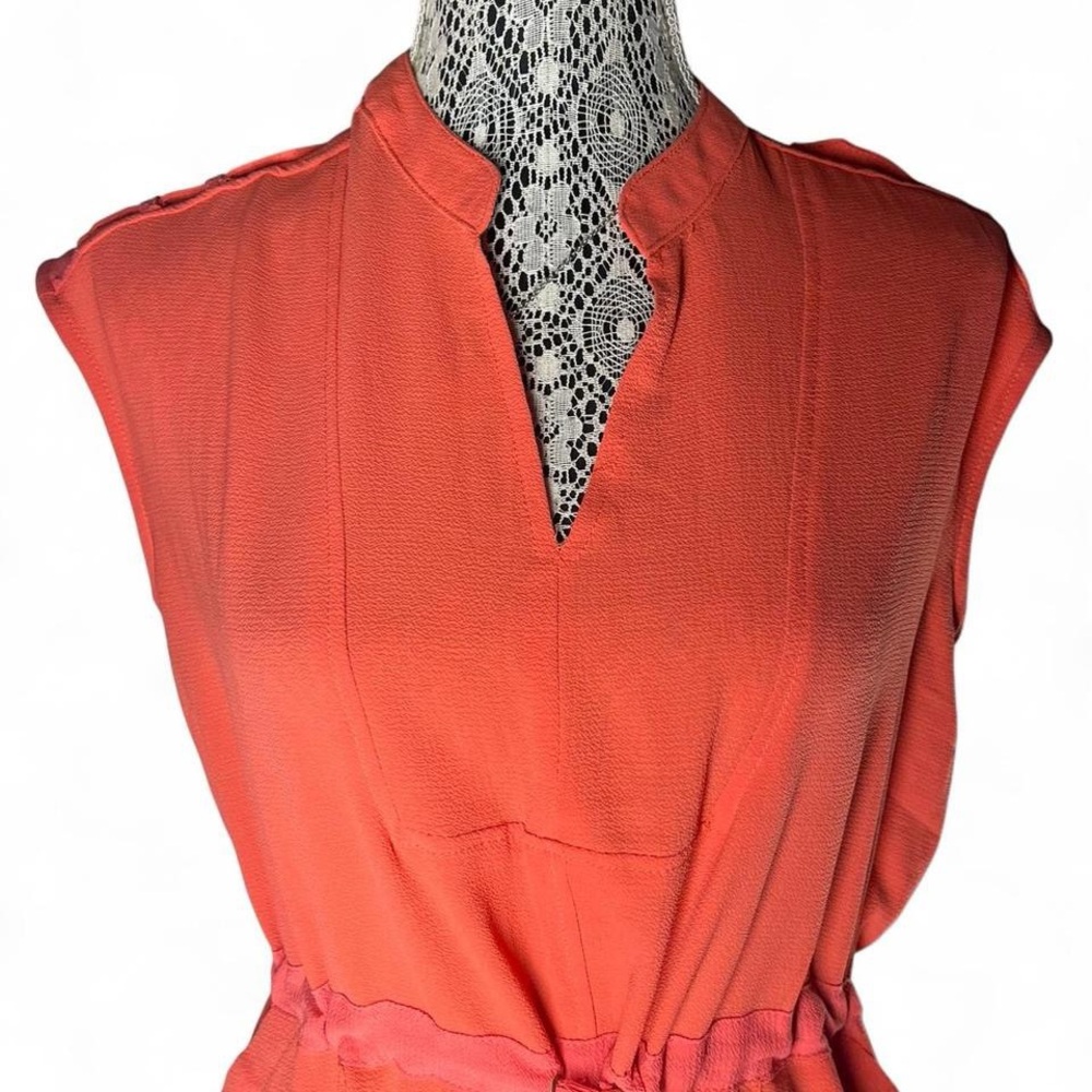 Haute Monde Vibrant Red Tunic Top